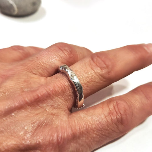 Anello SOLOTE in argento da donna o uomo misura 16