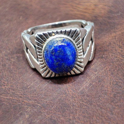 Anello etnico in argento 925 con pietra - RANIJAR – immagine6