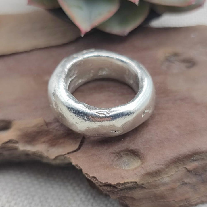 Anello artigianale pezzo unico in argento 925 - KAMAREDDY