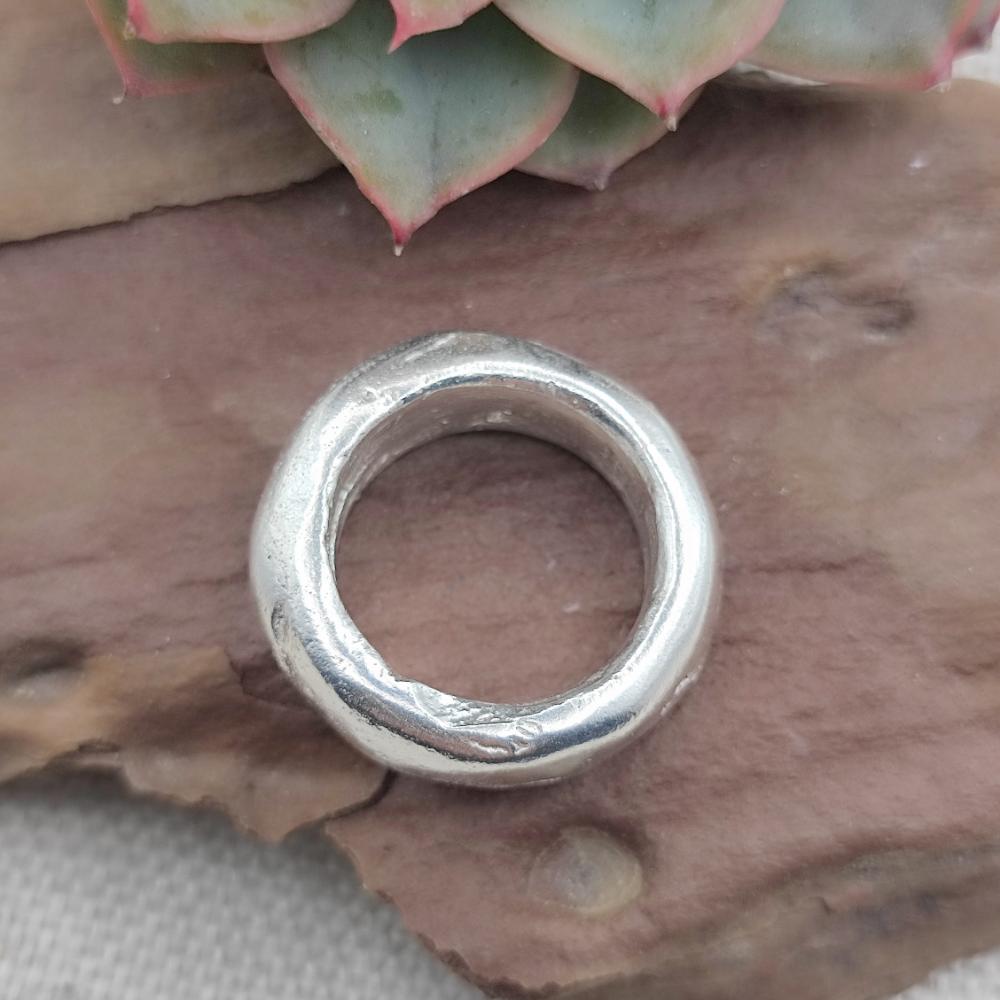 Anello artigianale pezzo unico in argento 925 - KAMAREDDY