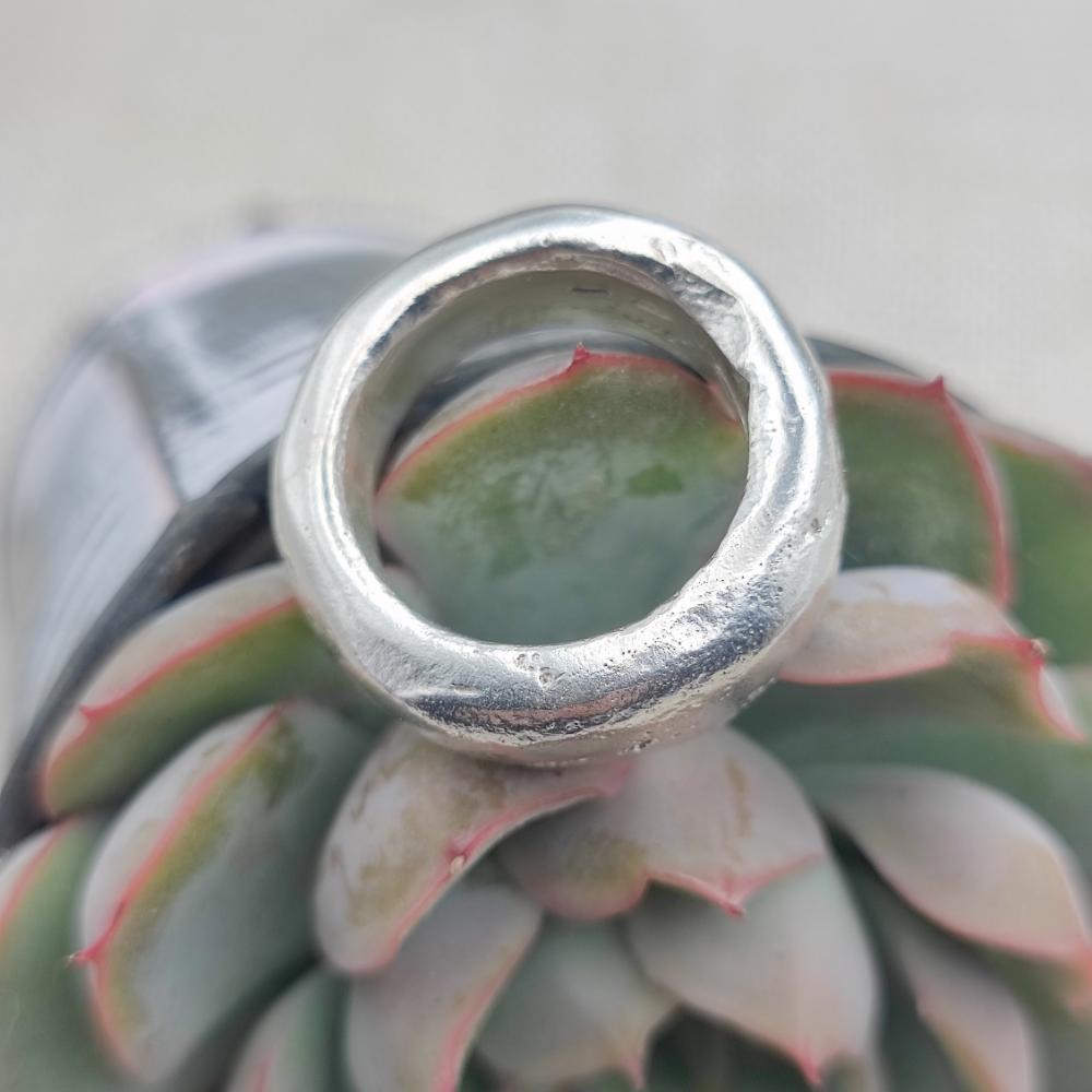 Anello artigianale pezzo unico in argento 925 - KAMAREDDY