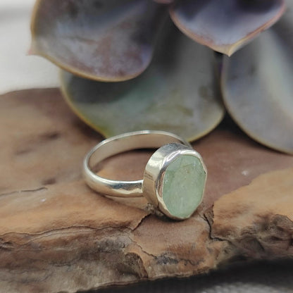 Anello artigianale in argento 925 con pietra - JALLARAM