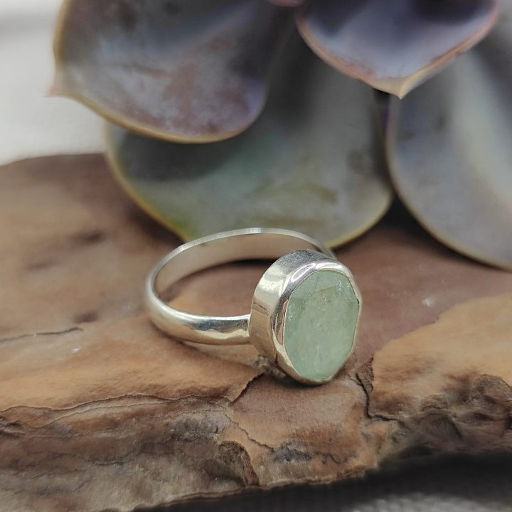 Anello artigianale in argento 925 con pietra - JALLARAM