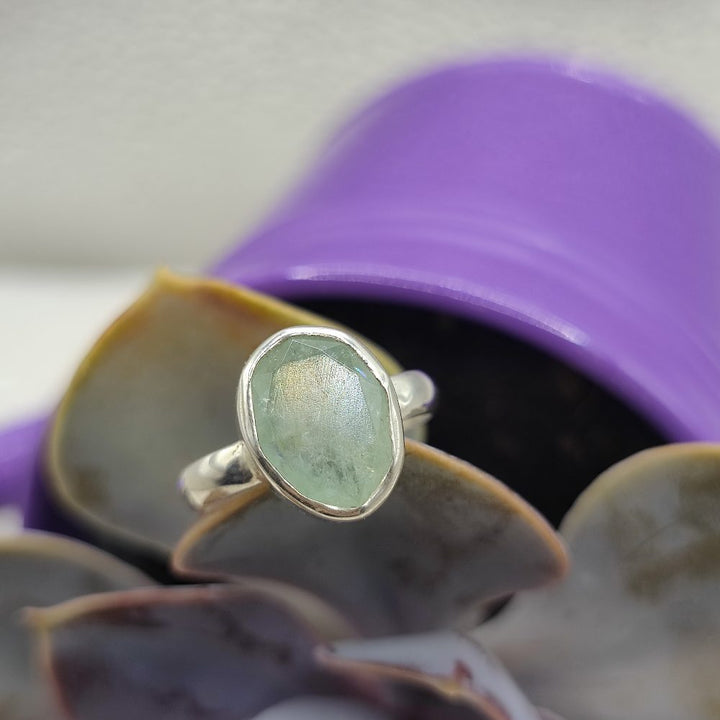 Anello artigianale in argento 925 con pietra - JALLARAM