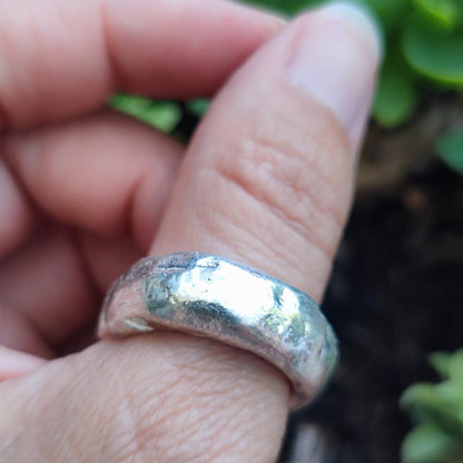 Anello artigianale in argento 925 con pietra - HANNOUJ