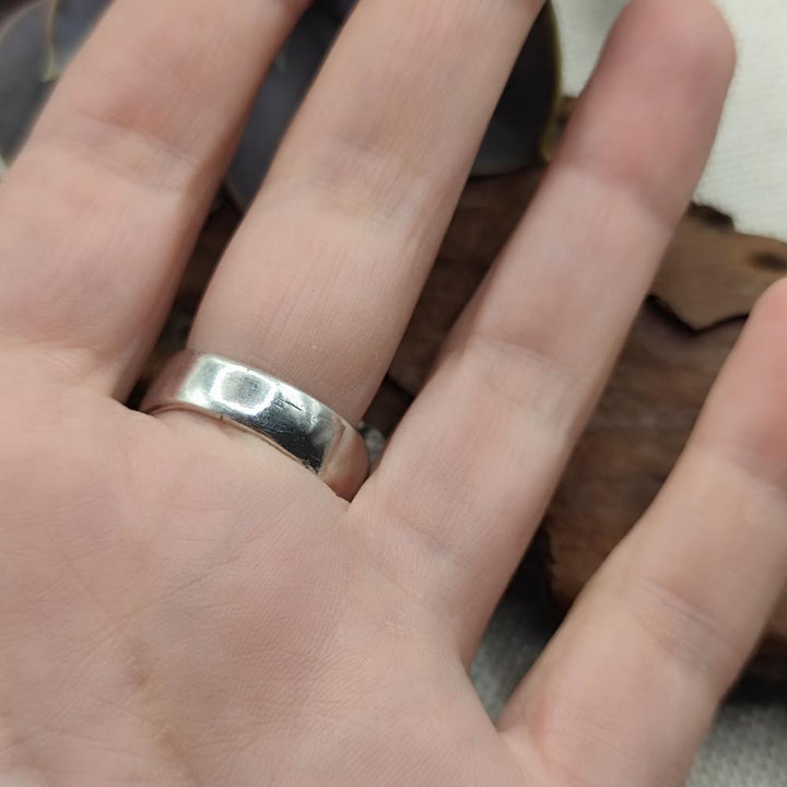 Anello artigianale in argento 925 con pietra - PALOMBAIA