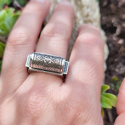 Anello etnico in argento 925 - BHIAR