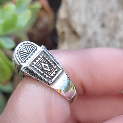 Anello etnico in argento 925 - BHIAR