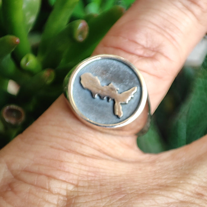 ANELLO artigianale in argento 925 Anello da Mignolo ELBA