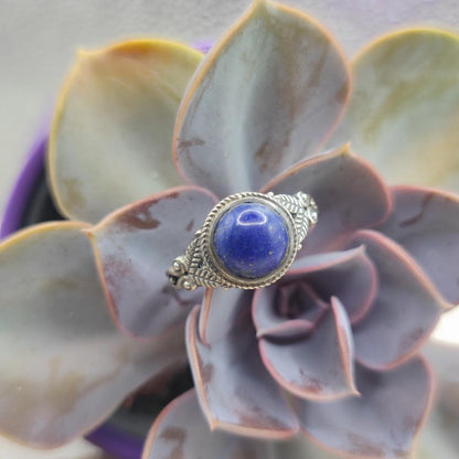 Anello etnico in argento 925 con pietra - CHOUTUPALL