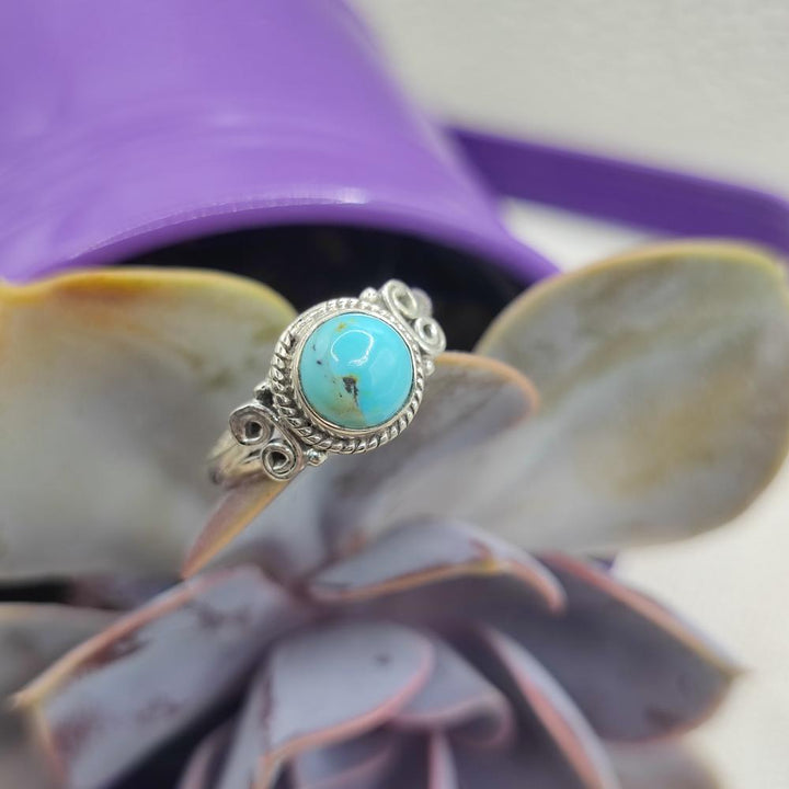 Anello etnico in argento 925 con pietra - GAJUWAKA