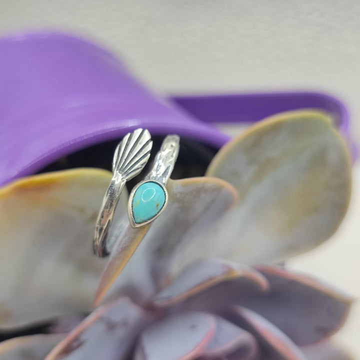 Anello etnico in argento 925 con pietra - HINDUPUR