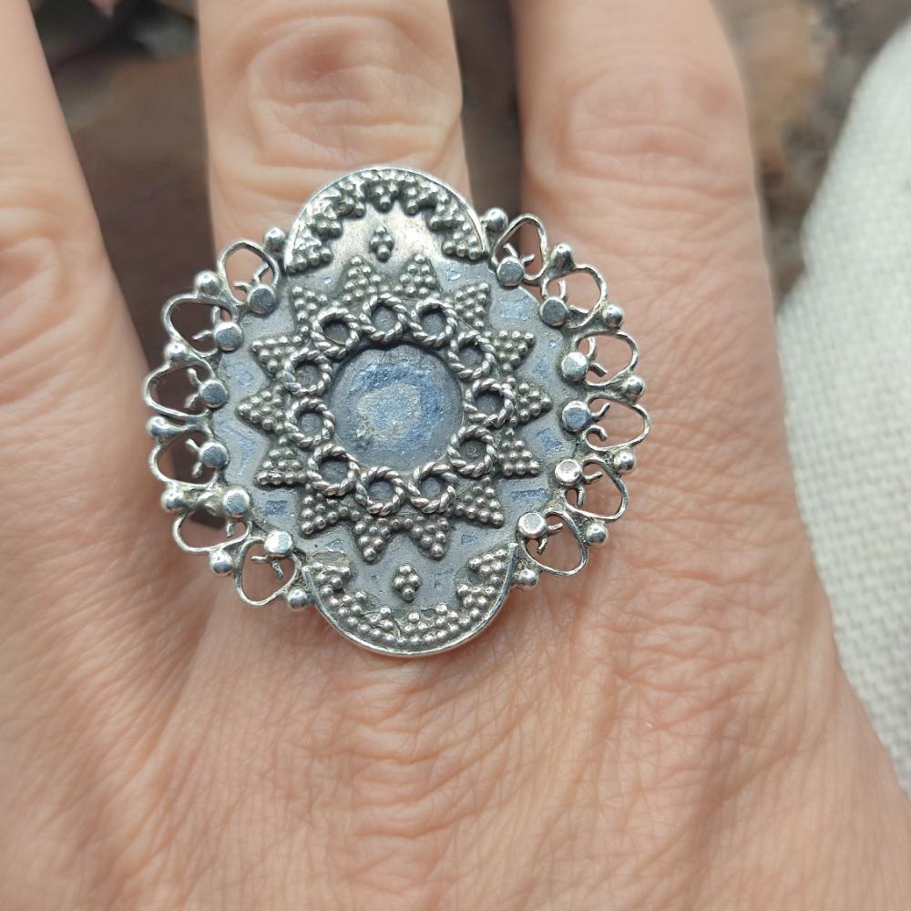 Anello etnico in argento 925 - JANGAON