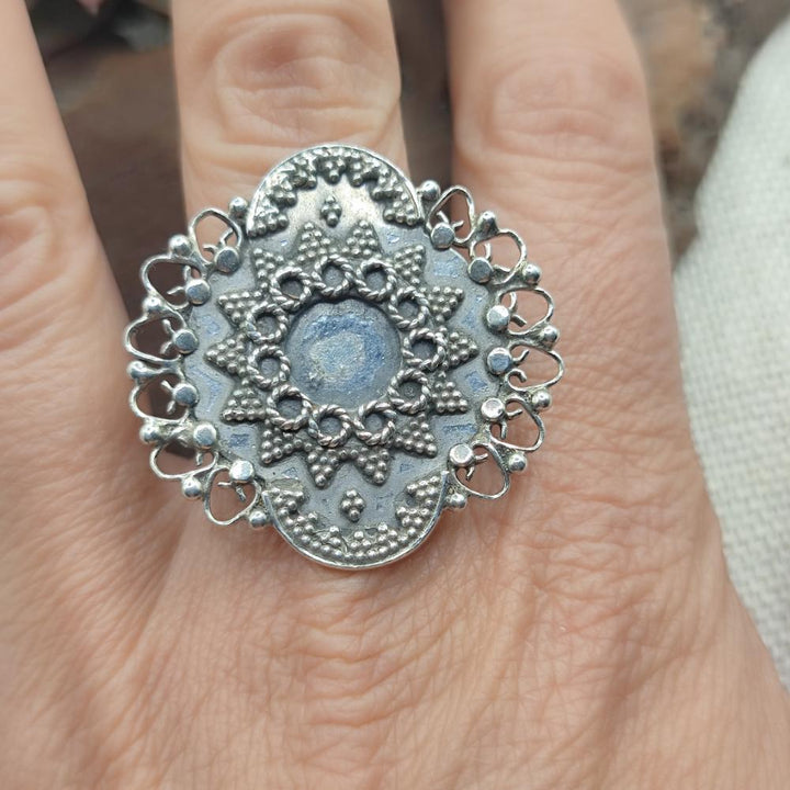 Anello etnico in argento 925 - JANGAON