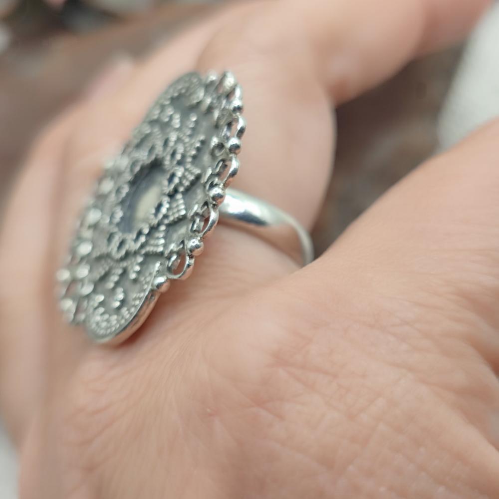 Anello etnico in argento 925 - JANGAON