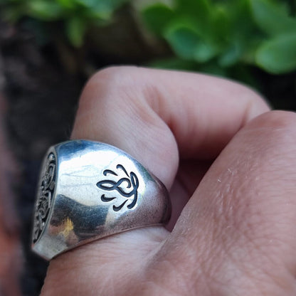 ANELLO a fascia in argento 925 OM - BAREILLY