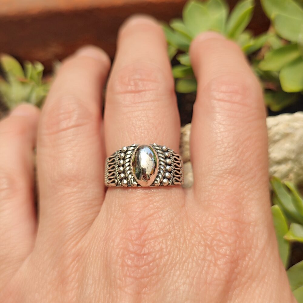 Anello etnico in argento 925 - DIPHU