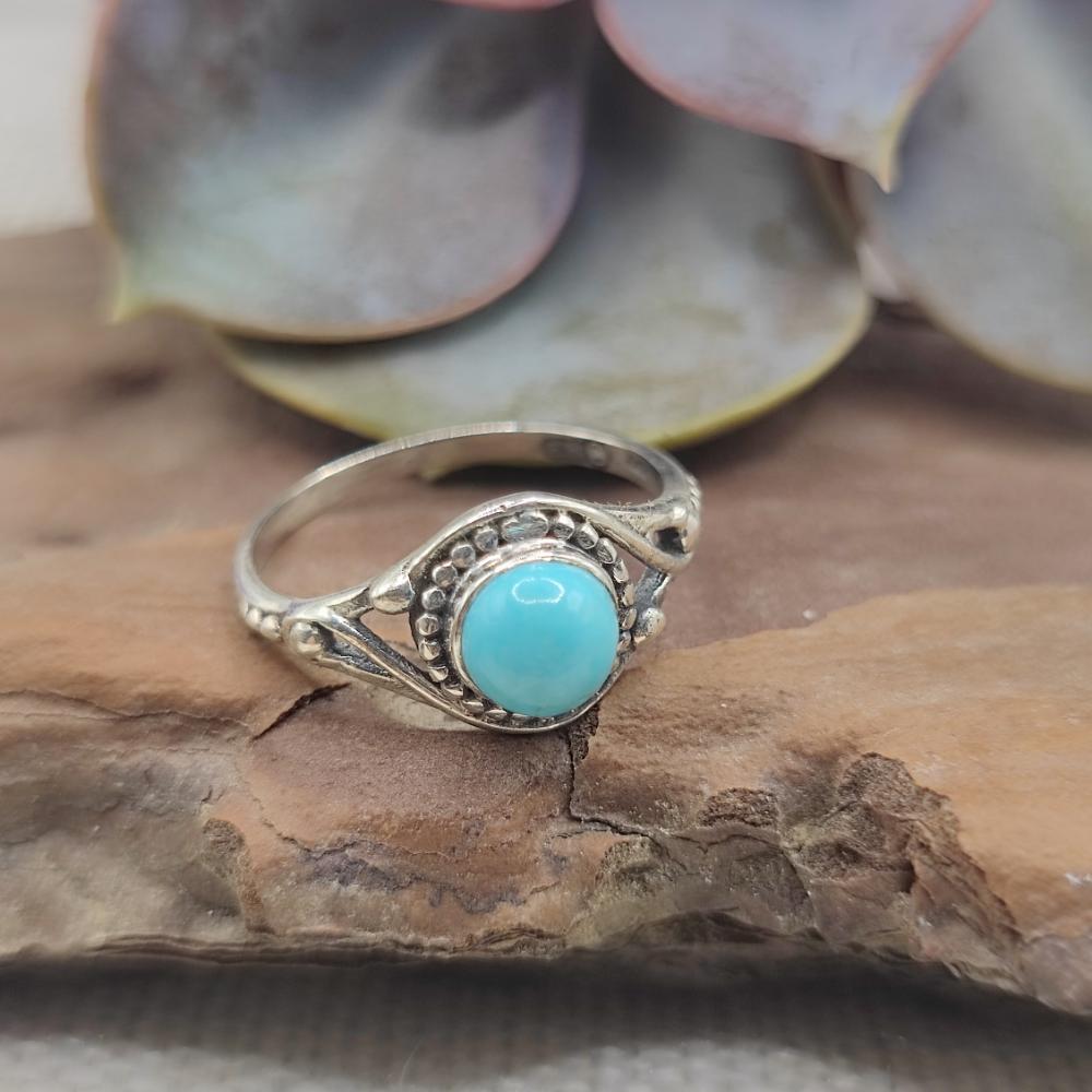 Anello in argento 925 con pietra - AMADALAVALASA