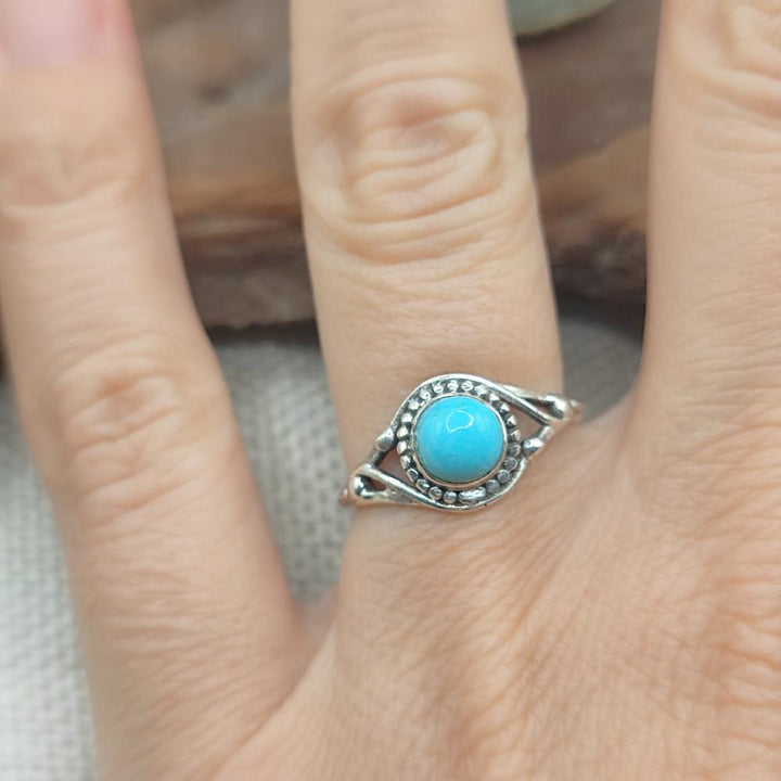 Anello in argento 925 con pietra - AMADALAVALASA
