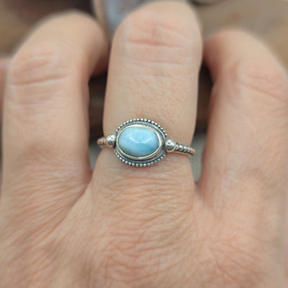 Anello etnico in argento 925 con pietra - DASNAPUR – immagine 9