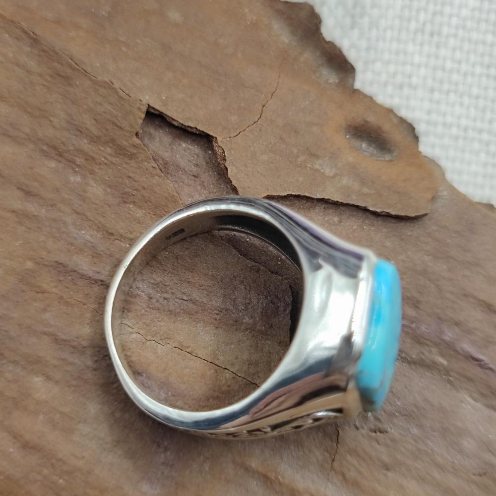 ANELLO etnico in argento 925 con pietra - NASARGANJ