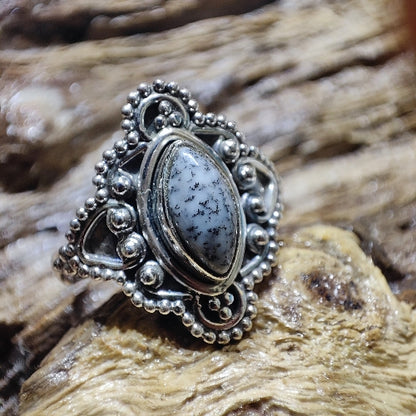 Anello con pietra in argento 925 - GARUDA