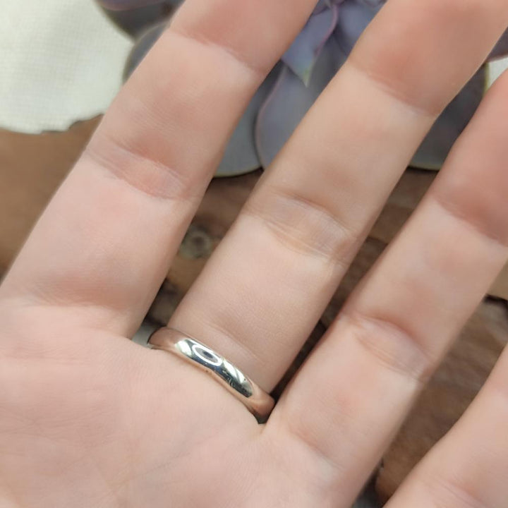Anello a fascia in argento 925 - TAPKARA