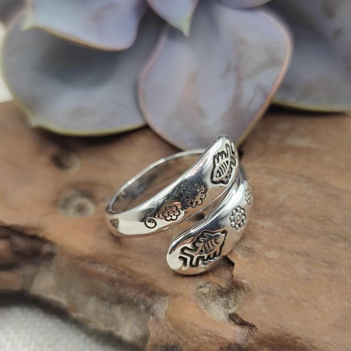 Anello a fascia in argento 925 - TAPKARA