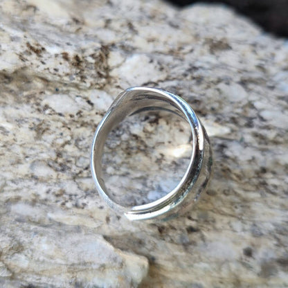 Anello etnico a fascia in argento 925 - BARUWA