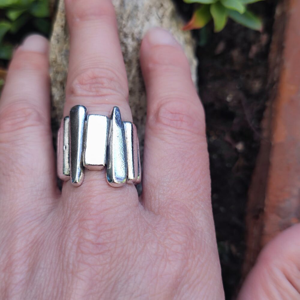 Anello a fascia in argento 925 - DURGARPUR