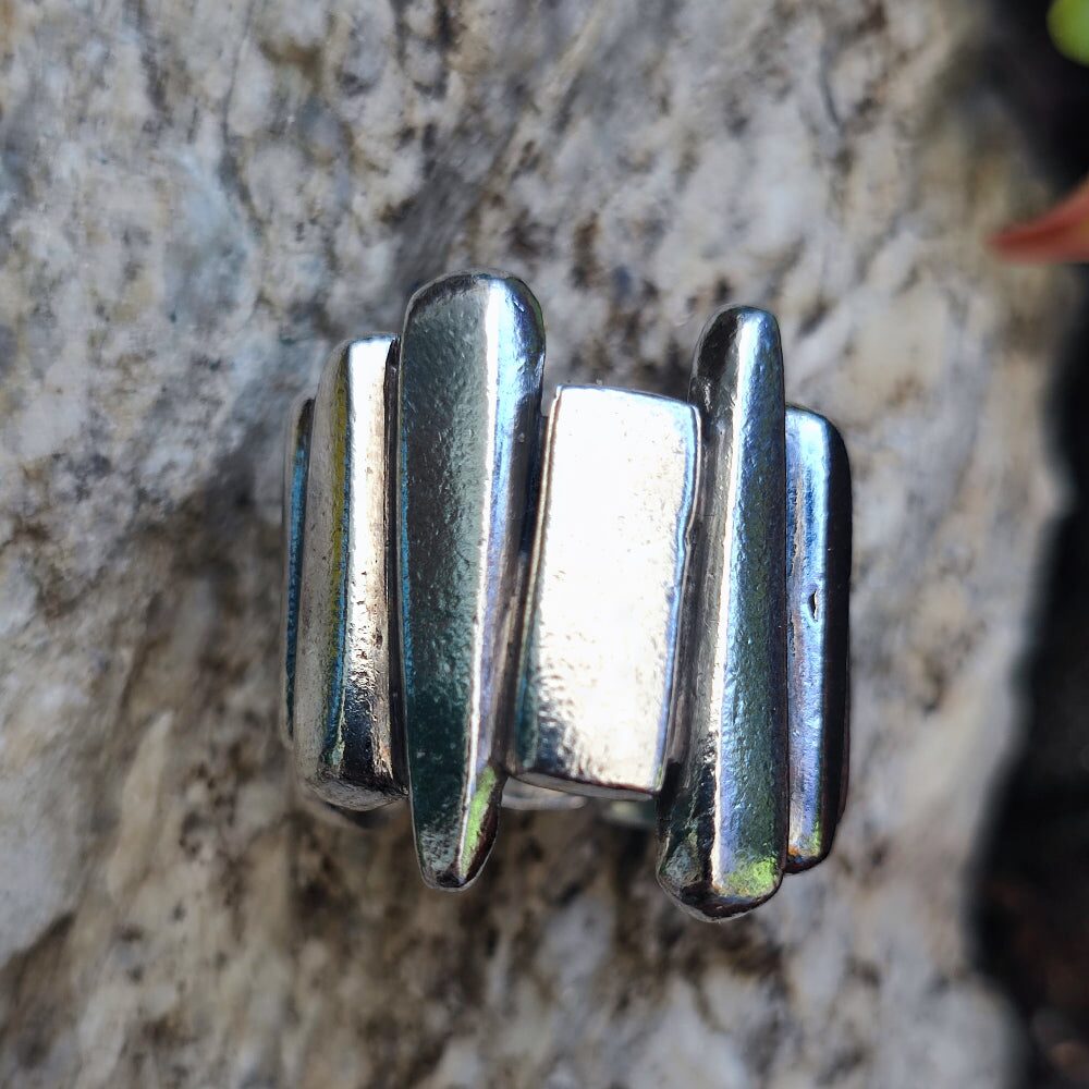 Anello a fascia in argento 925 - DURGARPUR