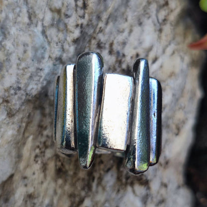 Anello a fascia in argento 925 - DURGARPUR