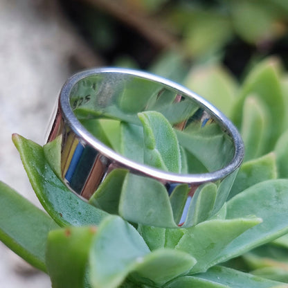 Anello fede a fascia in argento 925 - GUNAUR