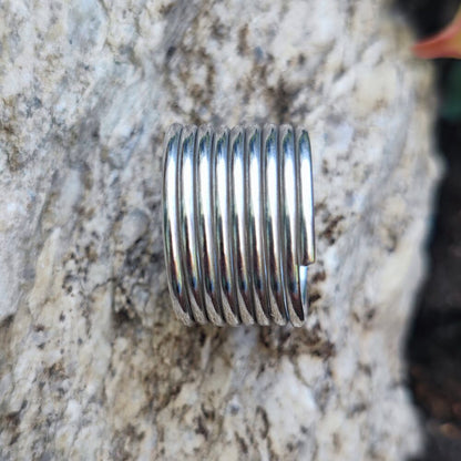 Anello a fascia in argento 925 - MAHDEWA