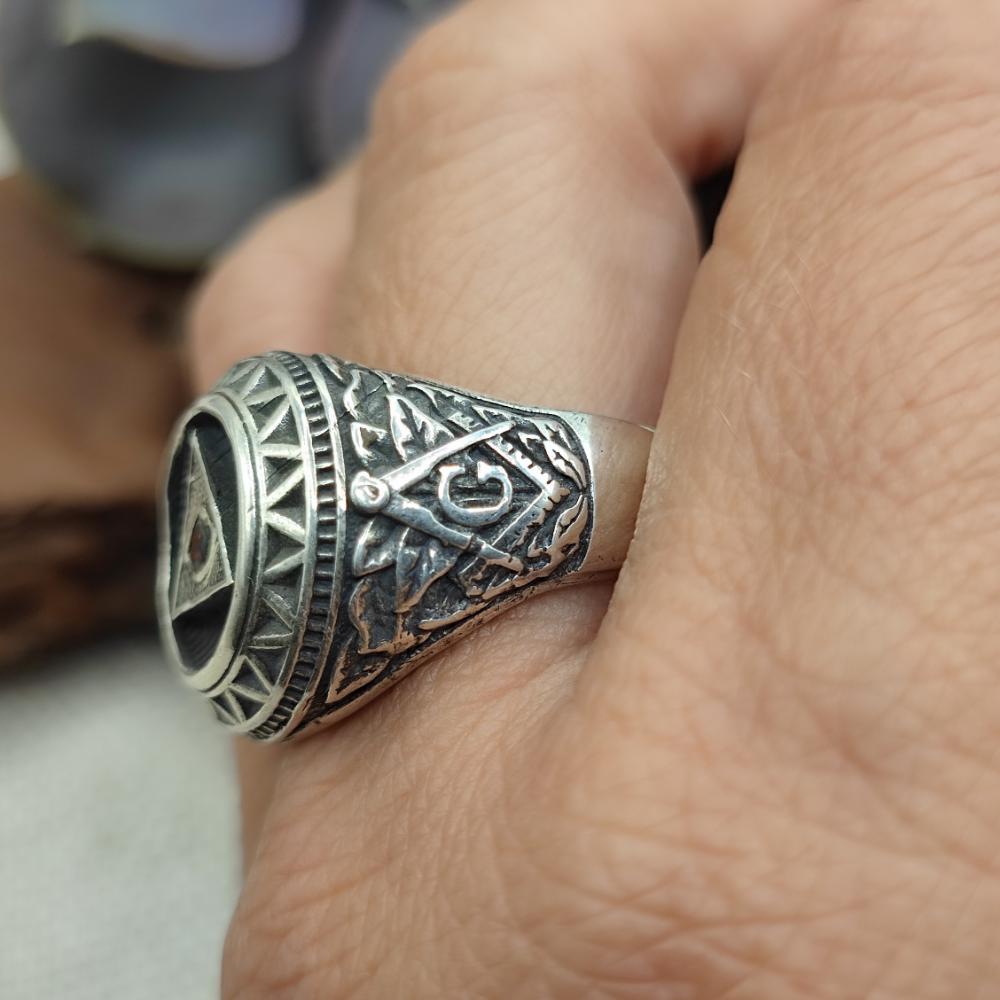 ANELLO a fascia in argento 925 con pietra - BELTU
