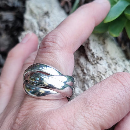 Anello a fascia in argento 925 - RAJAGAPUR