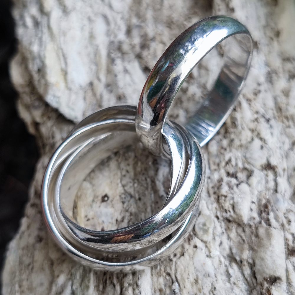 Anello a fascia in argento 925 - RAJAGAPUR