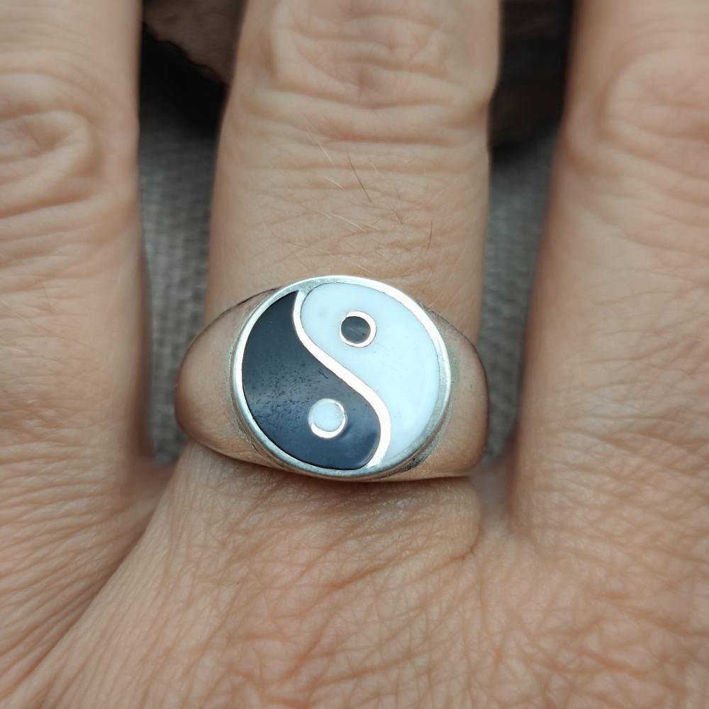 Anello chevalier in argento 925 - TAO