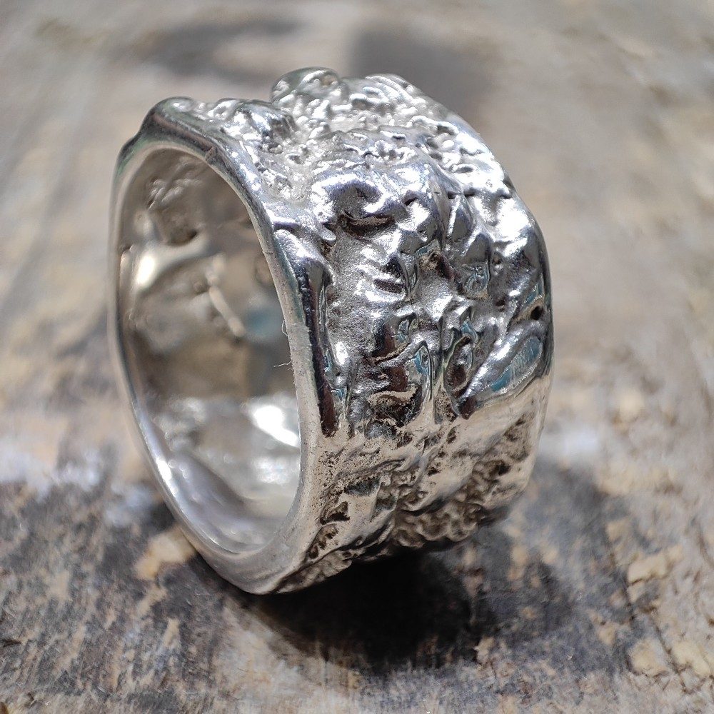 Anello in argento 925 lucido FASCIA – immagine1