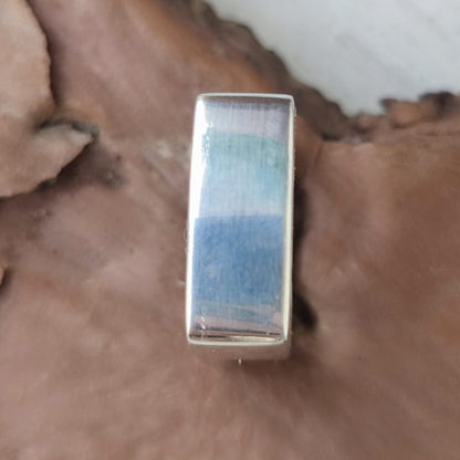 Anello a fascia liscia in argento 925 - KHONDALI