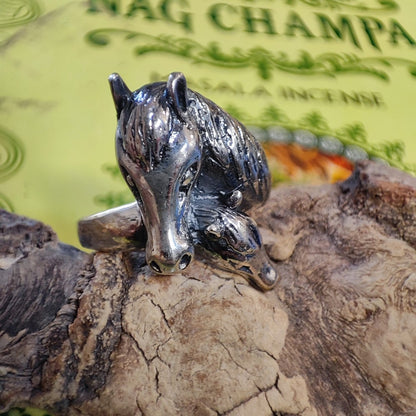 Anello Cavallo Puledro in argento 925