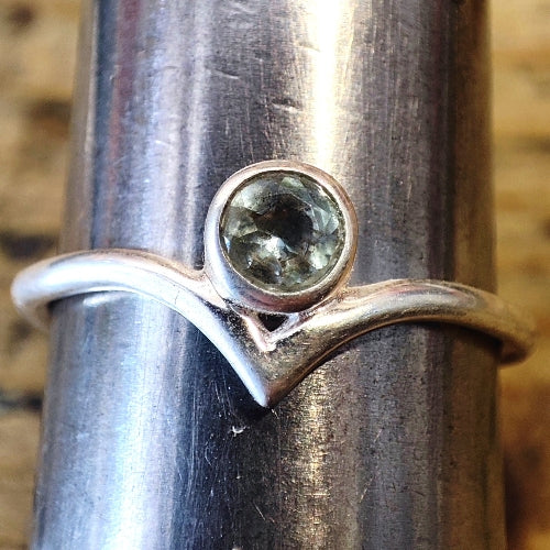 Anello etnico in argento 925 con pietra - GWALIOR