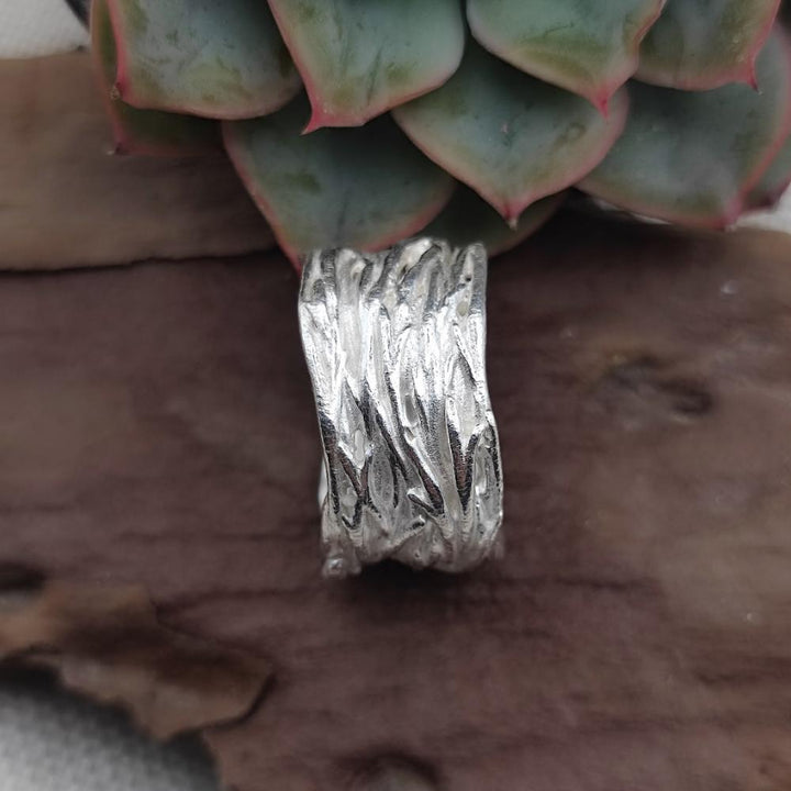 Anello nido a fascia in argento 925 - KAVALI