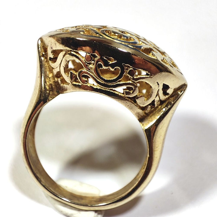 ANELLO barocco in ottone - CONTE