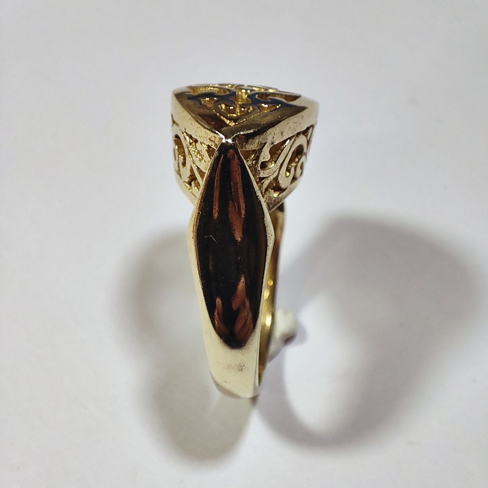 ANELLO barocco in ottone - CONTE