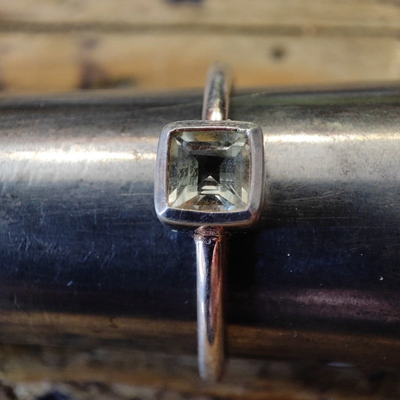 Anello sovrapponibile in argento 925 con pietra - DADO – immagine25