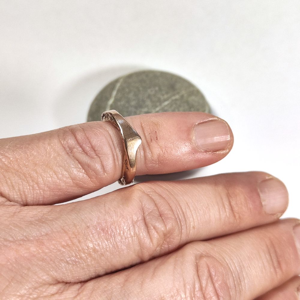 Anello SOLOTE in bronzo da donna o uomo misura 7