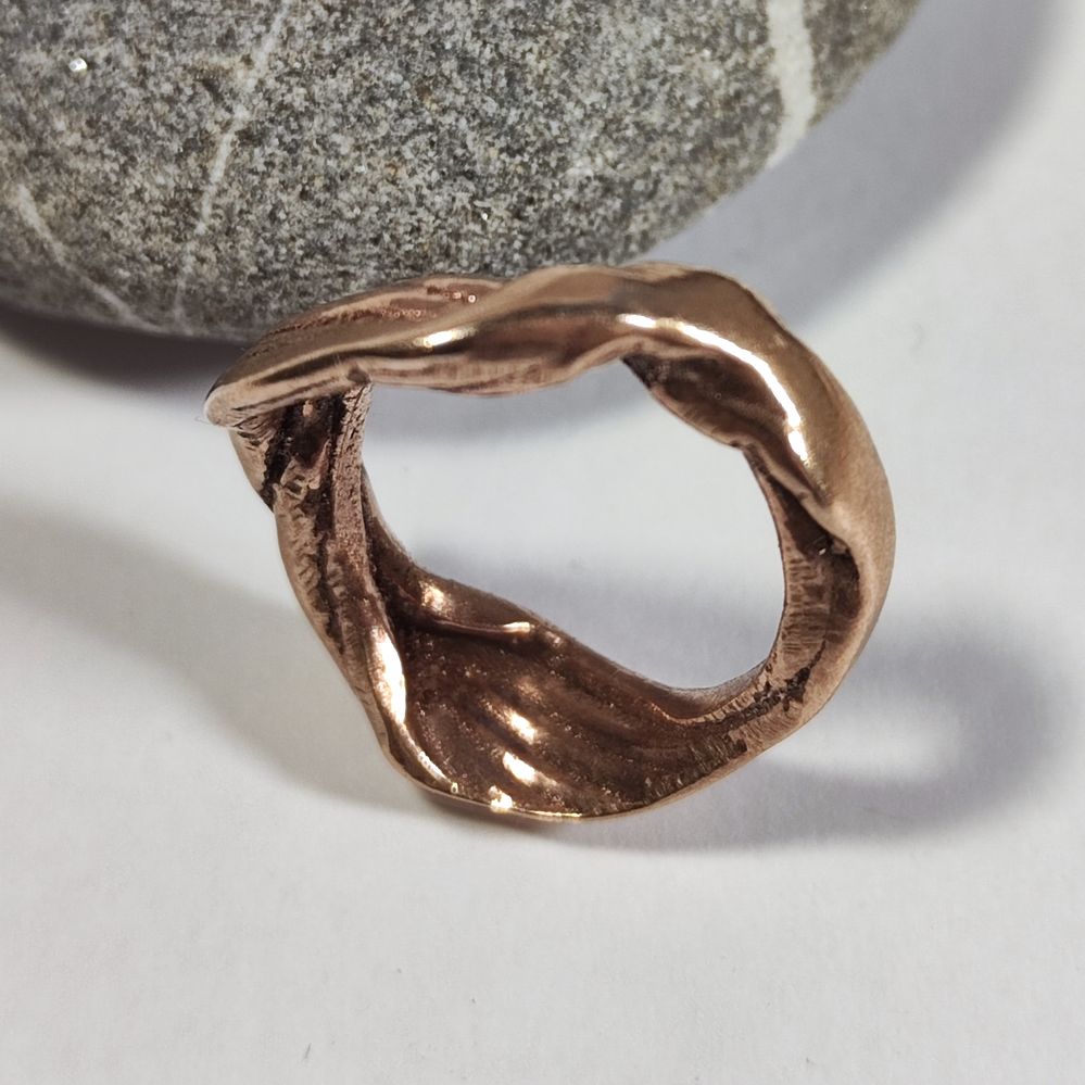 Anello SOLOTE in bronzo da donna o uomo misura 7