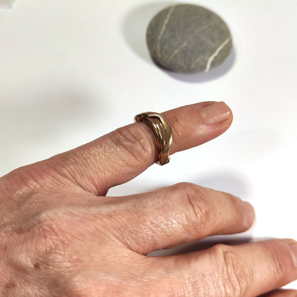 Anello SOLOTE in bronzo da donna o uomo misura 7