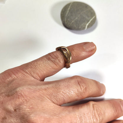 Anello SOLOTE in bronzo da donna o uomo misura 7